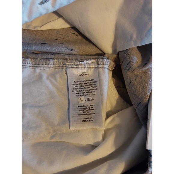 NWT Men's Eddie Bauer Short, Size 36 Gray & Blue - Picture 4 of 4